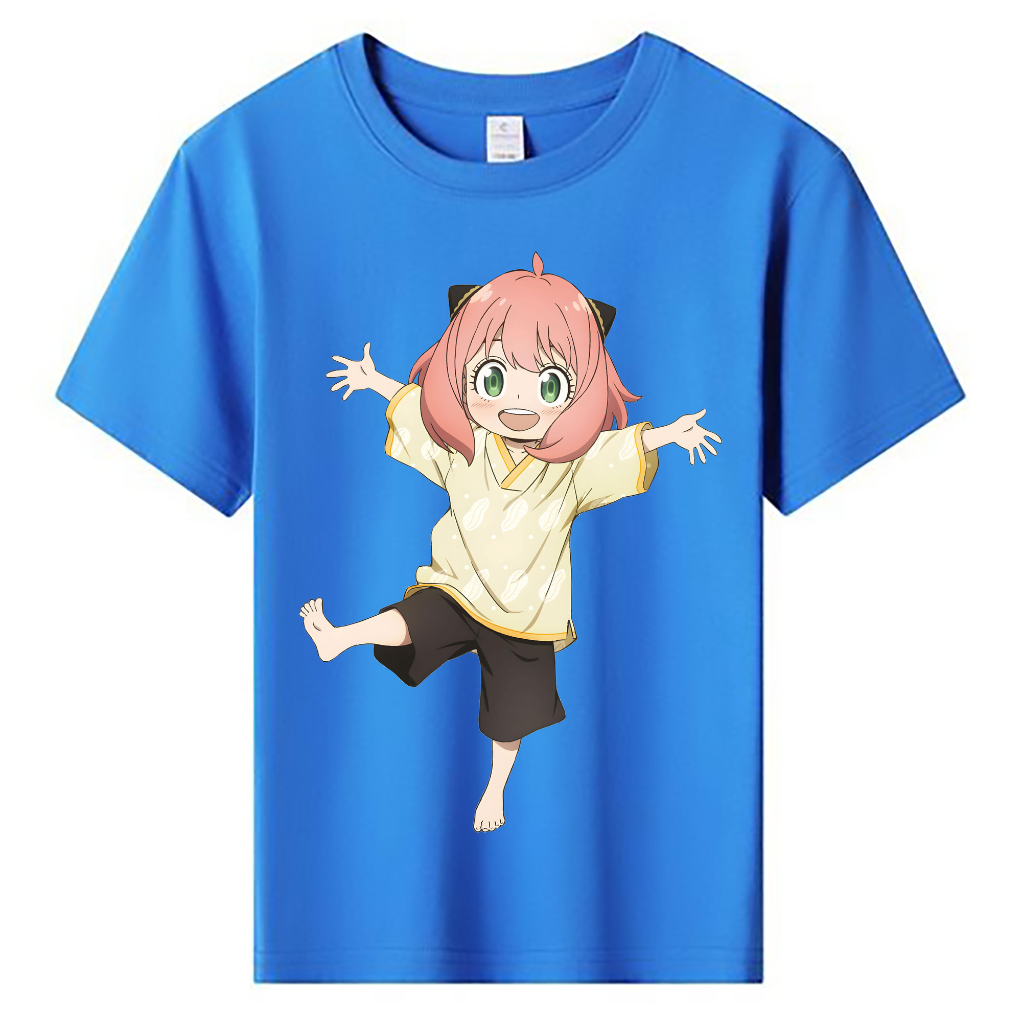 （画像用） SPY×FAMILY间谍家家酒 綿100％キッズTシャツ（フロントプリント）